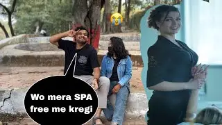 Massage prank on my girlfriend🥰 | AkashPrankTv 