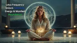Magnetic Energy Meditation | Lotus Pose Visualization for Success
