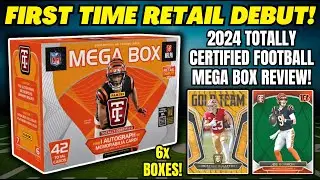 *RETAIL DEBUT!🚨 2024 TOTALLY CERTIFIED FOOTBALL MEGA BOX REVIEW!🏈