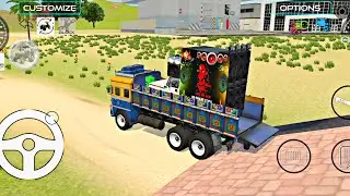 Indian Vehicles Simulator 3D || Truck Loaded Dj Picup #Dumper #tractor #gamingvideos 
