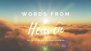 Join Bishop Duane Greene @ 12 Noon LIVE for a special 