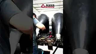 Combine Maintenance Greasing Sprockets on Maya Corn Head #mayacornheads
