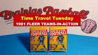 Time Travel Tuesday - 1981 Fleer Teams-In-Action Football Wax Packs