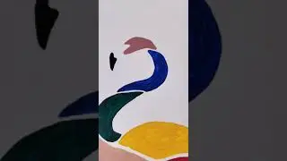 Minimalistic Flamingo #painting #art #acrylic #animal #abstract #colorful #contemporaryart #decor