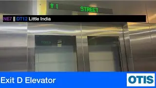 Little India MRT Station || Otis Elevator (Exit D)
