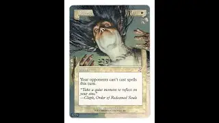 Silence Time Spiral Remastered Altered Art Timelapse | MTG Alters Magic the Gathering cEDH Commander