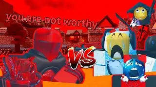 6X Apostle VS All Bosses + Bonus Outcast Reaction - The Battle Bricks Roblox