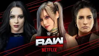 RAW || Vaquer VS Sane VS Rodriguez || Winner Faces Iyo Sky In Clash In Paris ||