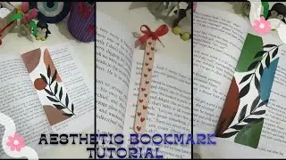 Aesthetic Bookmark ideas | Tutorial | Easy Bookmarks 
