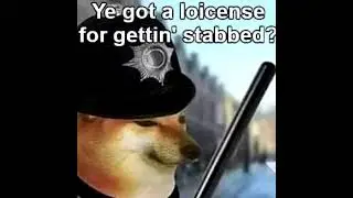 A british doge skit