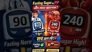Fasting Sugar Normal लेकिन PP High? Danger Alert! 🚨 #diabetescare #fastingsugar #diabetes