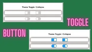 how to create theme toggle button in html CSS