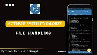 python file handling|| python full courses in bangla with hydroid