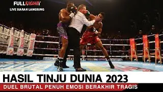 HASIL TINJU DUNIA // LAGA PANAS BIKIN EMOSI BERAKHIR TRAGIS // ANTHONY JOSHUA VS DILLIAN WHYTE
