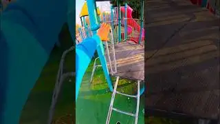Bella ciao playground slide poV #Parkour #speedrun #freerun #park #fun #parkourlife #youtubeshorts