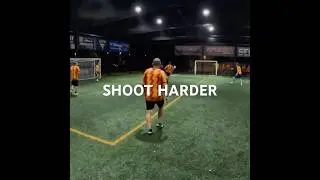 How to Shoot Harder #shorts #football #soccer