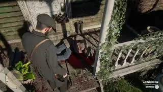 John Kills Rude NPC And Makes Him Bleed Out - RDR2