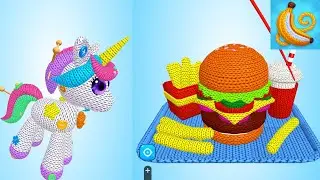  Unravel Master Yarn Game level 9 10 unravel a unicorn and burger