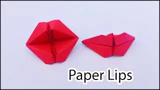 DIY; How To Make Paper Lips | Crafts Ideas For Kids | DIY Origami Lips | Paper Craft | STA Crafts