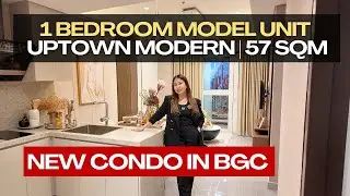 UPTOWN MODERN: 1 BEDROOM MODEL UNIT (New preselling condo in BGC) | 6 YEARS TO PAY!