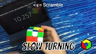 [Slow Turning] Average of 12: 11.70s | HNT Cubing