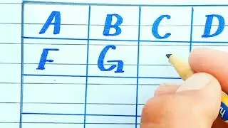 ABC capital like print //Learn English ABC for Nursery Kids | Writing & Pronunciation