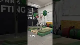 High hang no foot(almost) snatch 65 kg 11.10.2023