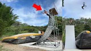 World's Biggest Ramp to Air Bag!