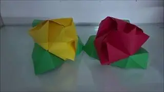 Easy | How To Make Origami Magic Rose Cube