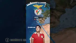 EUSEBIO'S CAREER 🇲🇿 🇵🇹 🇺🇸 #madridistamania #football #benfica