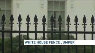 White house fence jumper