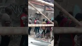 The popular UTC Market Area 10 Abuja demolished #UTCAbuja #Area10 #demolition #vandalization #tinubu
