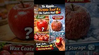 SUPERMARKET SECRET Behind fresh apples pure saal! #shorts