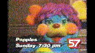 'Popples' live action kid's show or special's commercial for Philly 57 in 1986