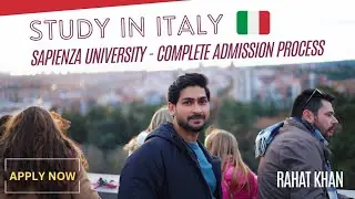 Sapienza University Admissions 2024 | Complete Application Process | Study in Italy on Scholarship