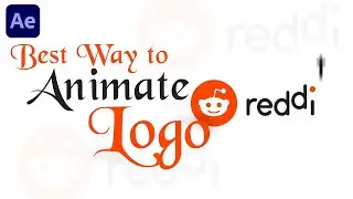 Reddit Logo Animation In Adobe After Effects - After Effects Tutorial - No Plugins.