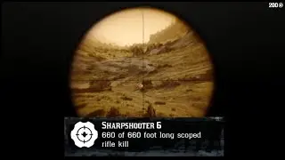 Sharpshooter 6 Good Location [Red Dead Redemption 2] 660 foot long scoped rifle shoot