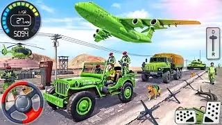 Real Army Vehicle Transport 3D - US Cargo Offroad Truck Mountain Driving - Android GamePlay