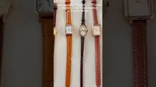 Vintage Leather Watches for Women | Timeless Elegance | WatchwithSun #watch #watchesandwonders