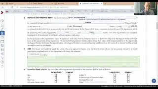Preparing a residential lease agreement