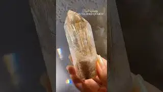 High Quality Rutilated Quartz. Crystals. A natural stone. Minerals.