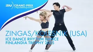 ZINGAS / KOLESNIK (USA) | Ice Dance Rhythm Dance | Finlandia Trophy 2025 | #GPFigure