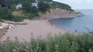 Metal Detecting On a Welsh Beach ~ Coins Everywhere