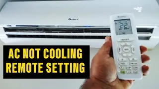 AC Cooling Problem Remote Setting | AC Not Cooling Remote Setting