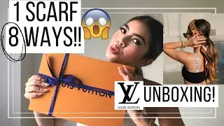 Wear your scarf as a top?! 8 ways to wear the LOUIS VUITTON Monogram Confidential 36