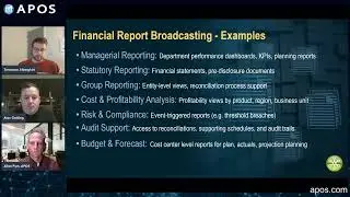 Broadcasting Personalized Financial Reports - APOS Publsher for Cloud
