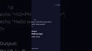 PHP Echo & Print Statement Tutorial in Hindi / Urdu  2024 #shorts #shortsfeed #new #viral #php #api