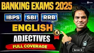 Banking Exam English Classes 2025 | Banking Exam Adjective English Grammar Preparation 2025 | EduTap