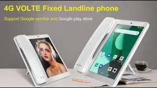 POPTEL V10 4G VOLTE Fixed Wireless Landline Phone Google Play Store Android 10