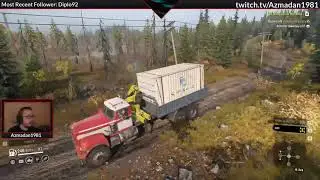 SnowRunner - Michigan - Fallen Antenna / Uszkodzona antena - Island Lake / Wyspowe Jez. gameplay pl
